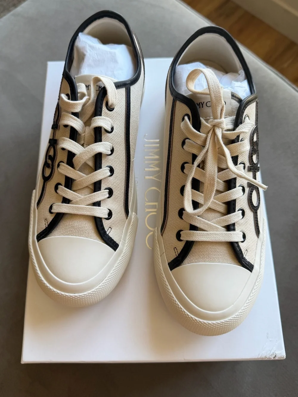 Jimmy Choo Fenix lace-up fastening sneakers